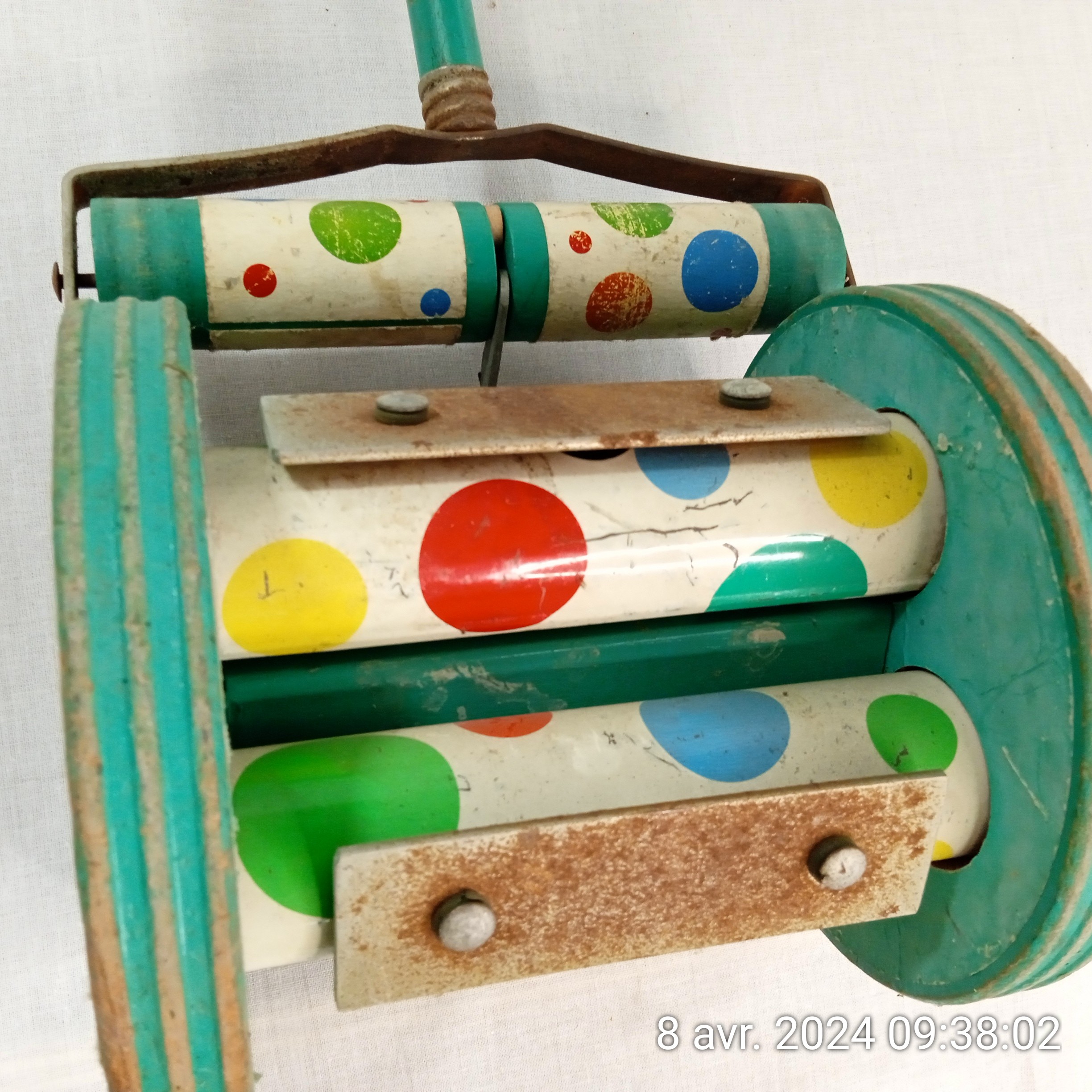 Roller jouet rétro de collection Fisher Price Chimes Toy années 60 Bon état - Vue 2 - 